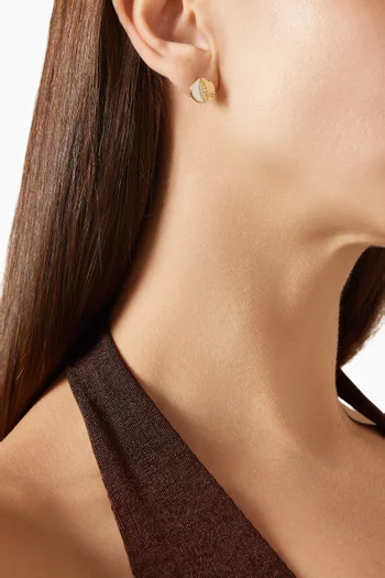 أقراط ريفا ذهب عيار 18