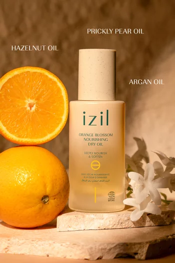 زيت جاف بزهور البرتقال لتغذية البشرة، 100 ملل