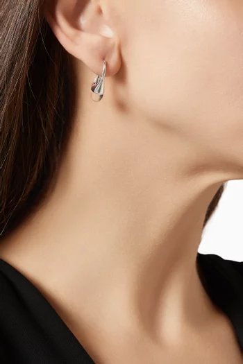 Roscida Quartz Earrings in Sterling Silver