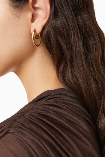 Loom Earrings in 14kt Gold Vermeil