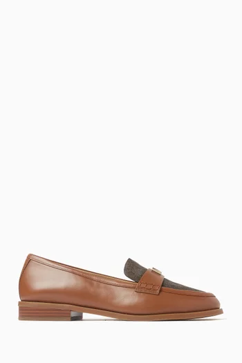 Lex Logo Loafers in Leather