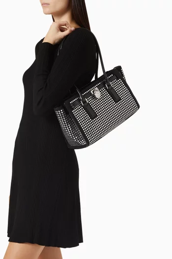 حقيبة ساتشل هاميلتون صغيرة مزينة بحلي شمواه