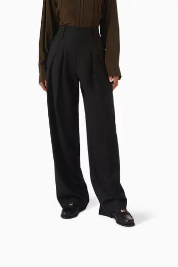 Lex Logo Loafers in Leather