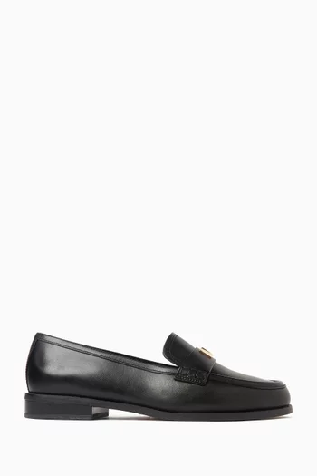 Lex Logo Loafers in Leather
