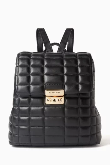Tribeca Small Backpack in Quilted Leather