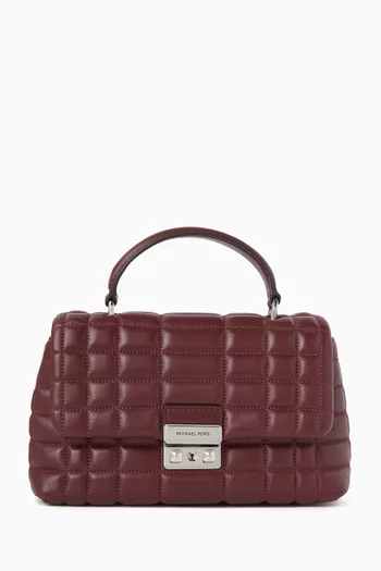 Medium Tribeca Satchel in Quilted Leather
