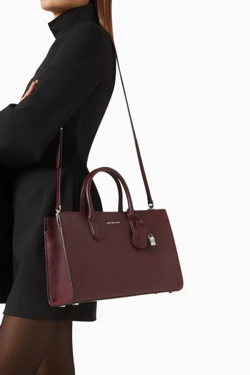 Medium Scarlett Satchel in Leather