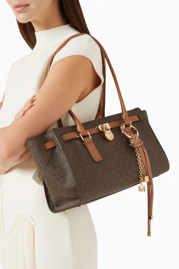 Hamilton Moderne Small Satchel in Signature Canvas