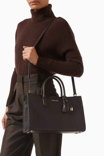 Medium Scarlett Satchel in Leather