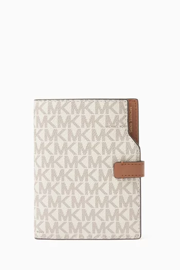 Passport Wallet in Logo Canvas
