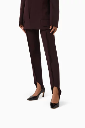 Darrah Crackled Pumps in Patent Leather