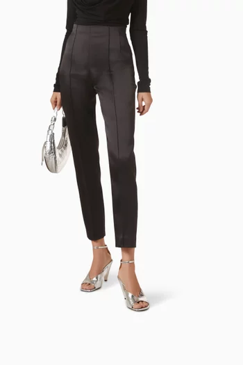 Electra 90 Sandals in Croc-embossed Leather