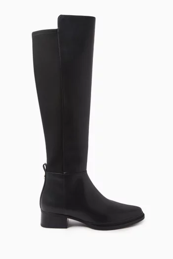 Lex Knee Boots in Leather