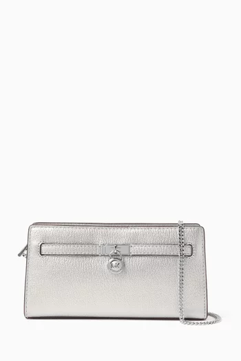 XS Hamilton Crossbody Bag in Metallic Leather