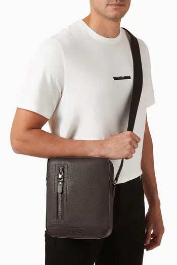 Hudson Crossbody Bag in Pebbled Leather