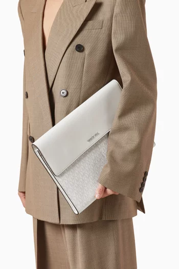 Jet Set Laptop Case in Logo Canvas