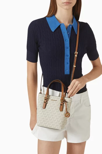 XS Quinn Tote Bag in Signature Monogram Canvas