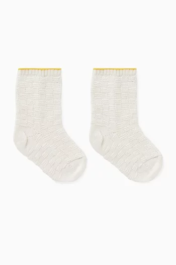 All-over Check Socks