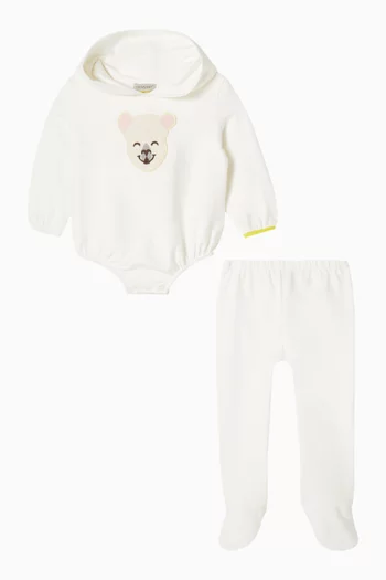 Hooded Bodysuit & Leggings Set