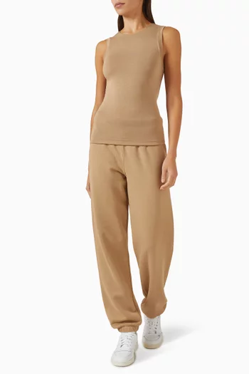 Sleeveless Crewneck Top