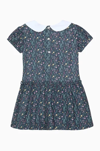 Xana Drop-waist Dress in Cotton