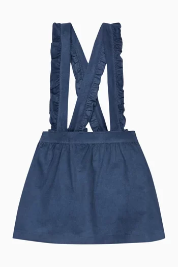 Agata Pinafore Dress in Corduroy