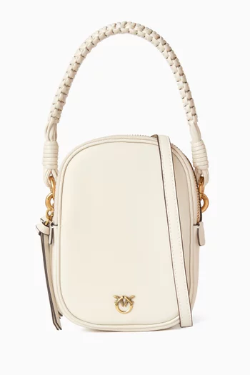 Small Top-handle Pouch in Leather