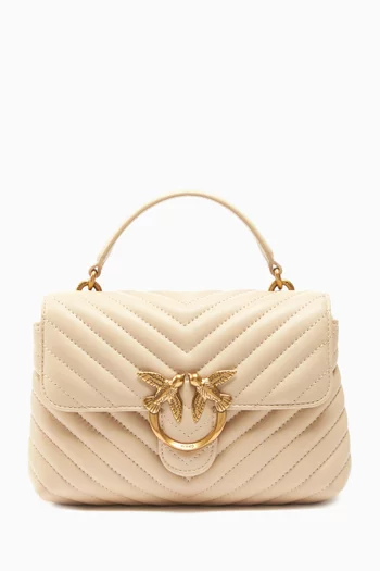 حقيبة ليدي لوف ميني بتصميم منفوخ جلد نابا