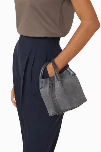 Micro Bale Shoulder Bag in Nubuck