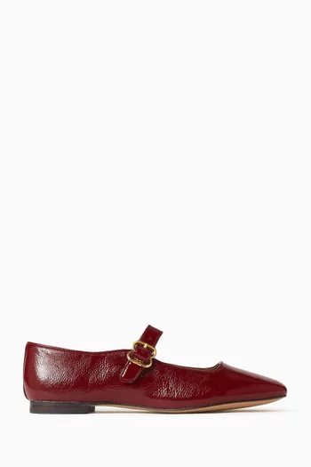 Michaela Mary Jane Pumps in Leather