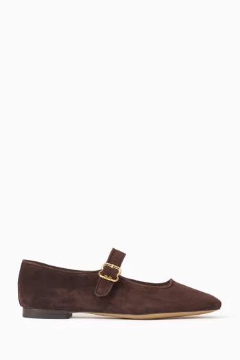 Michaela Mary Jane Pumps in Suede