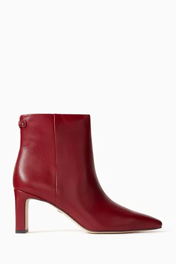 Saige 70 Ankle Boots in Leather