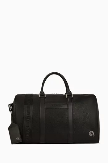 K/Ikon Outline Weekender Bag in Faux Leather