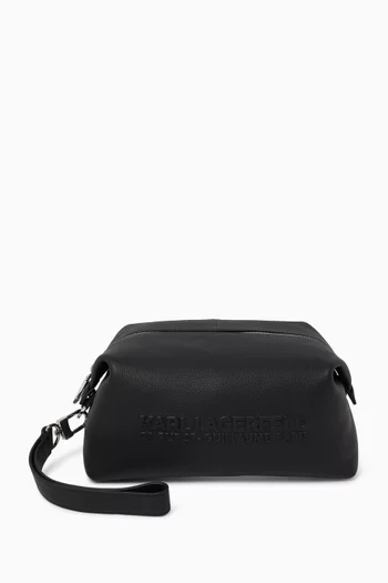 K/RSG Wash Bag in Leather