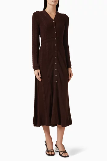 Rablie Midi Dress in Knit