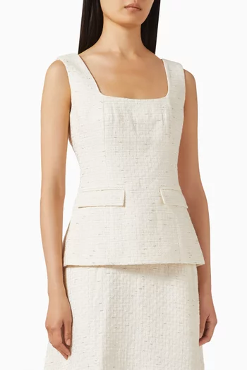 بلوزة فيليسيتي مزيج قطن