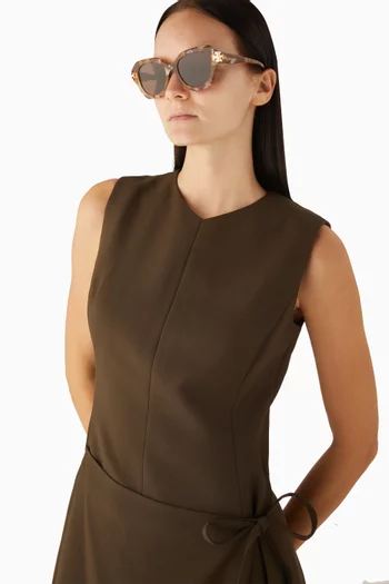 Eleanor Cat-Eye Sunglasses in Acetate