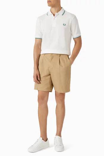Twin Tipped Polo Shirt in Cotton Piqué