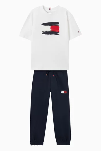 Flag Archive T-shirt in Cotton
