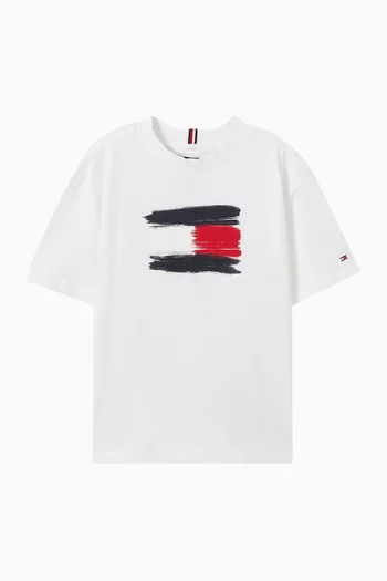 Flag Archive T-shirt in Cotton