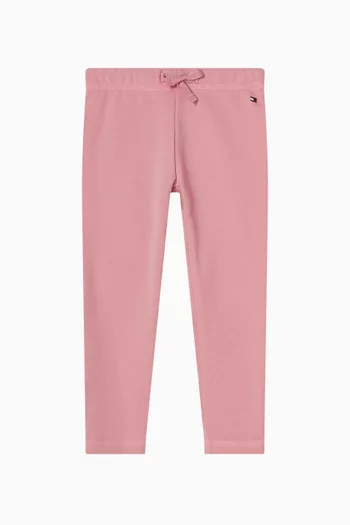 Essential Drawstring Pants in Cotton-knit