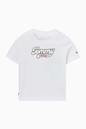 Varsity T-shirt in Cotton