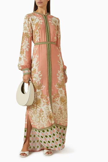 Printed Kaftan in Double Georgette
