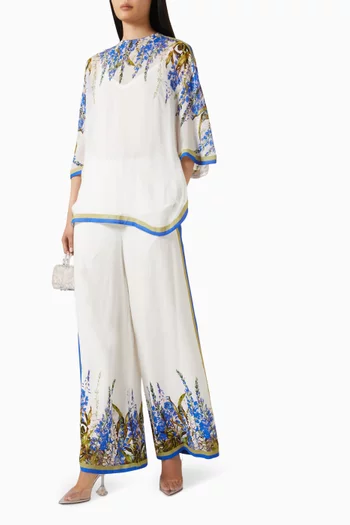 Printed Top & Pants Set