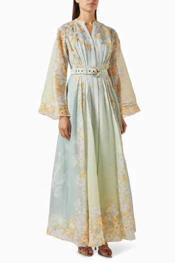knee length dresses for ladies CUSP RUFFLE MAXI DRESS
