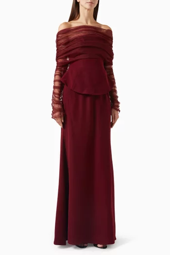 3-piece Corset & Maxi Skirt Set