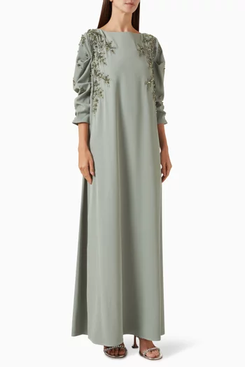 قفطان مطرز بالخرز