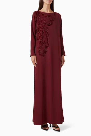 قفطان مطرز بالخرز