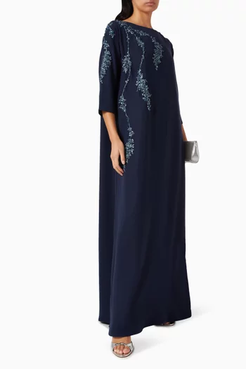 قفطان مطرز بالترتر