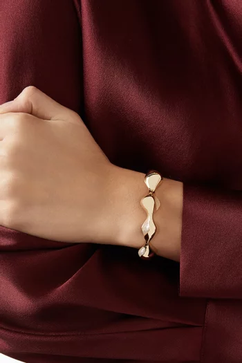 Dita Diamond Bangle in 14kt Rose Gold